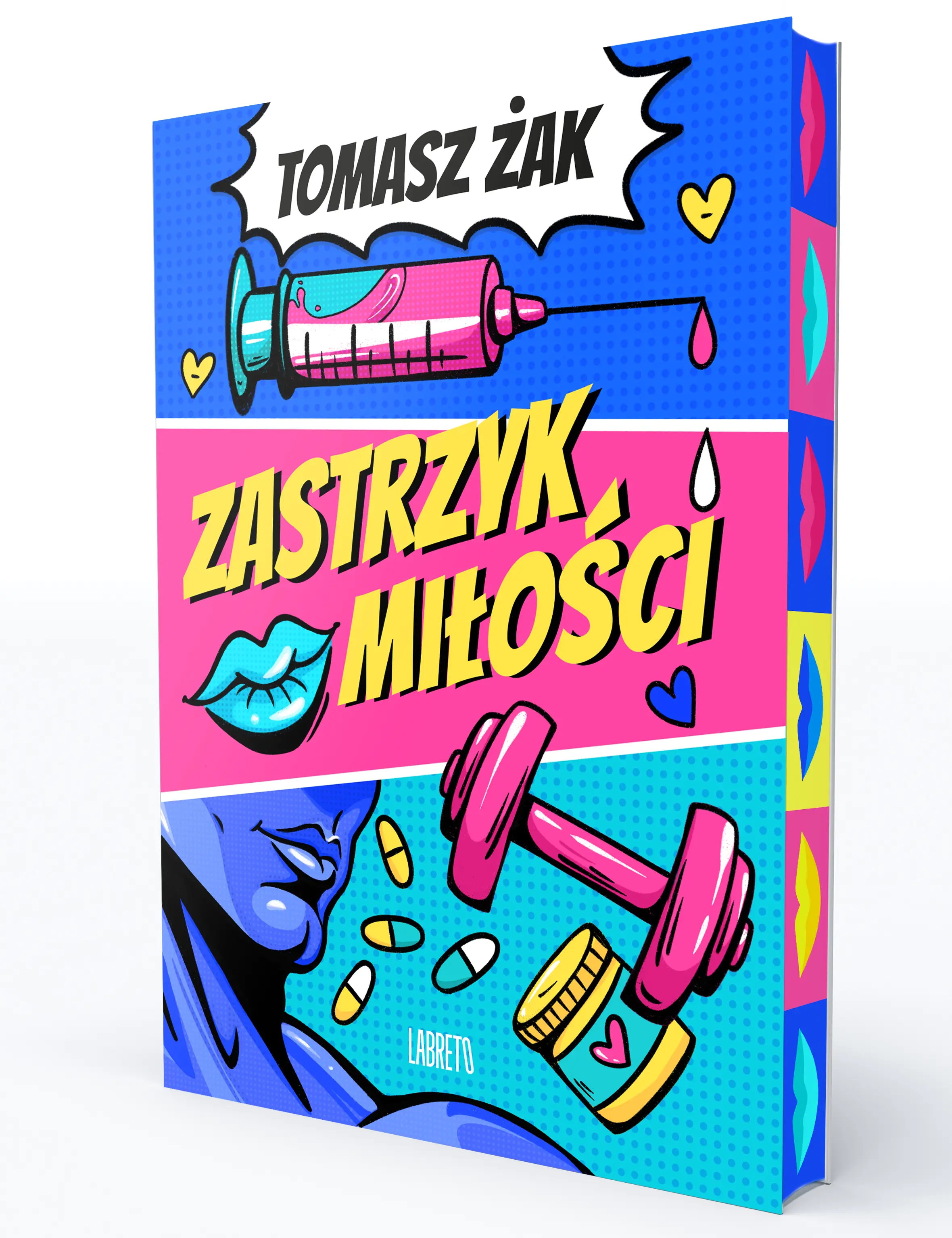 Książka - Zastrzyk miłości (barwione brzegi)