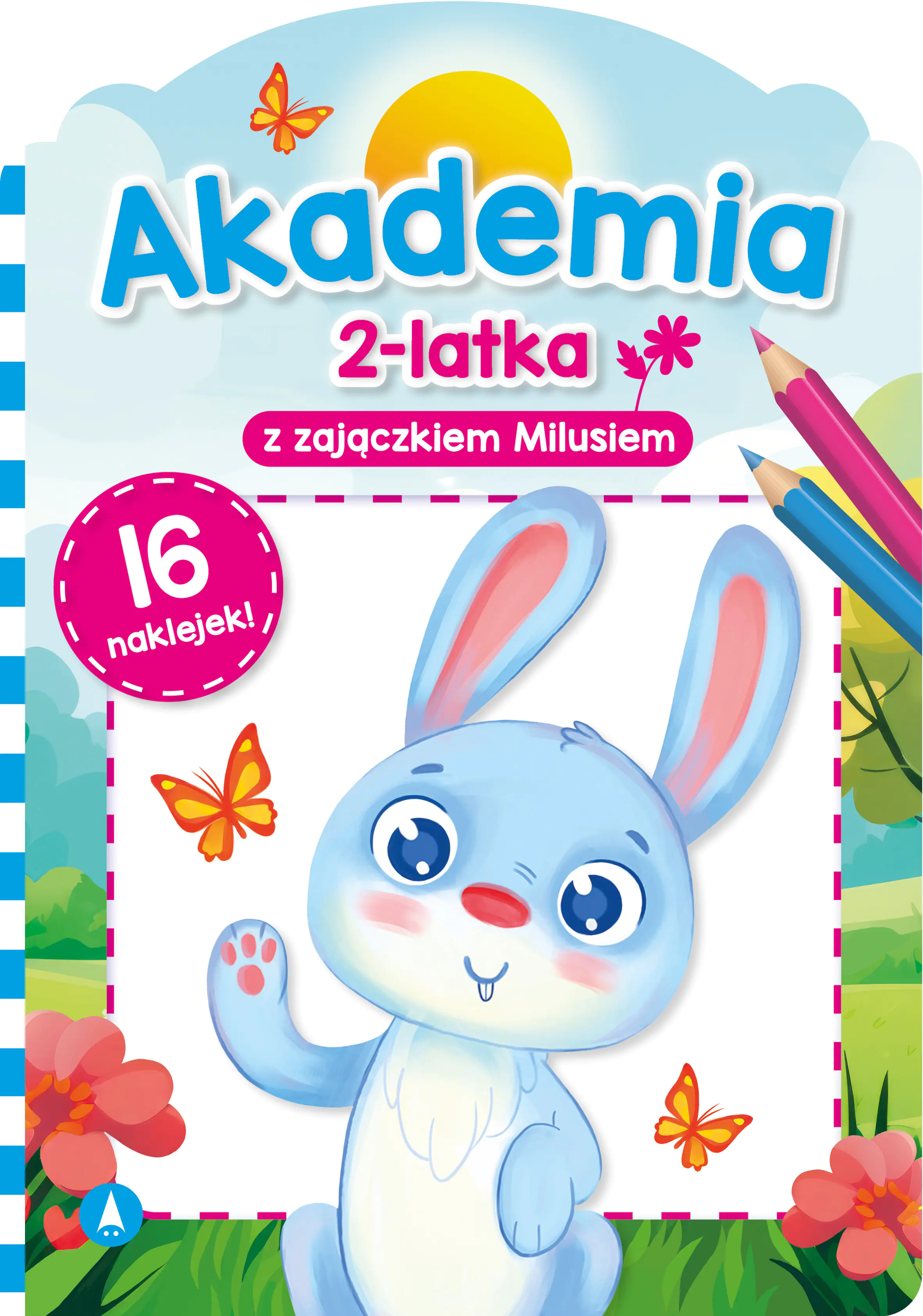 Książka - Akademia 2-latka z zajączkiem Milusiem