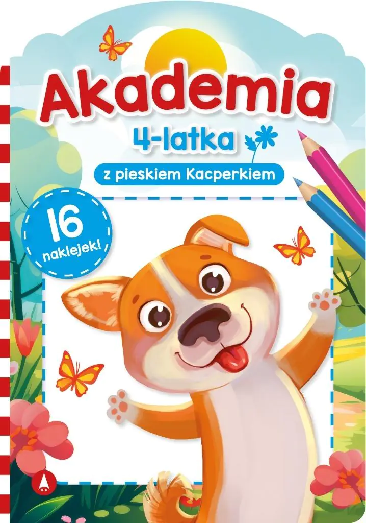 Książka - Akademia 4-latka z pieskiem Kacperkiem