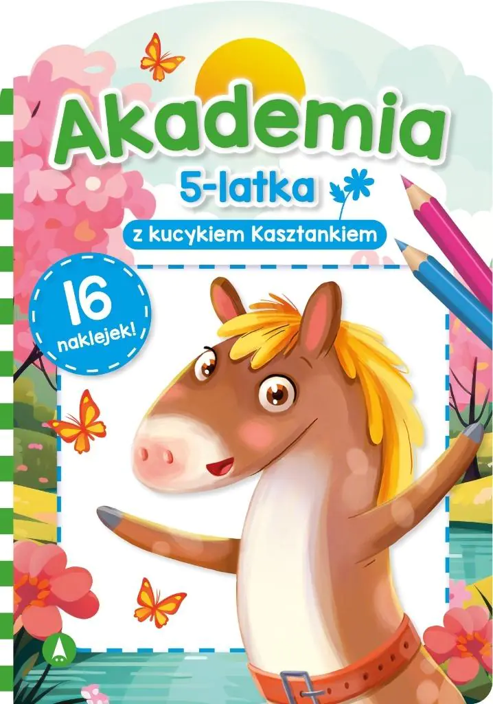Książka - Akademia 5-latka z kucykiem Kasztankiem