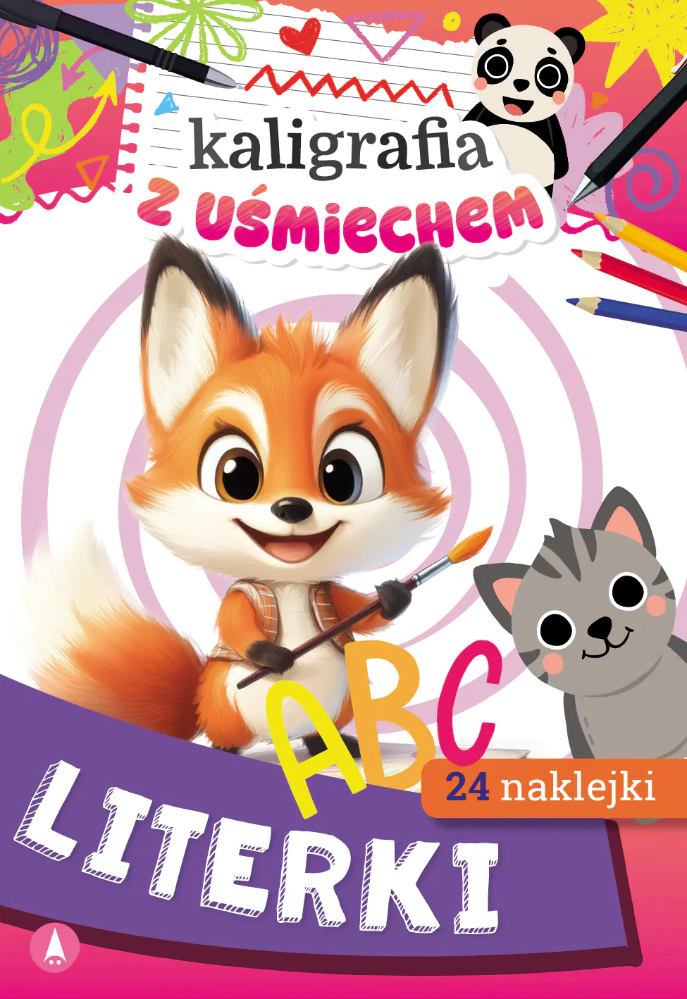 Książka - Literki. Kaligrafia z uśmiechem