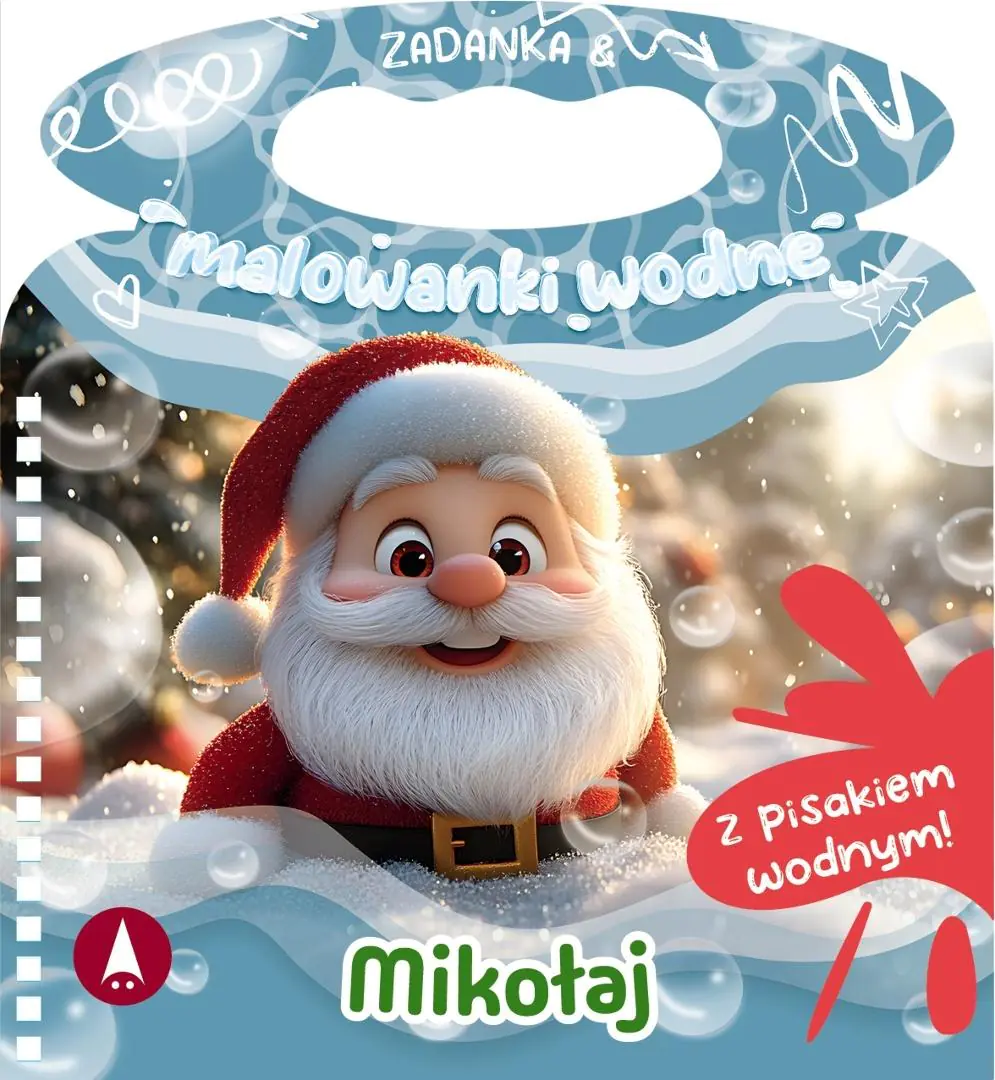 Książka - Malowanka 200X140 Zadanka & malowanki wodne. Mikołaj  PISAK SKRZAT 980621