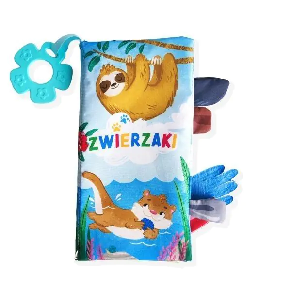 Książka - Książeczka sensoryczna 116X220 Zwierzaki SKRZAT 980829
