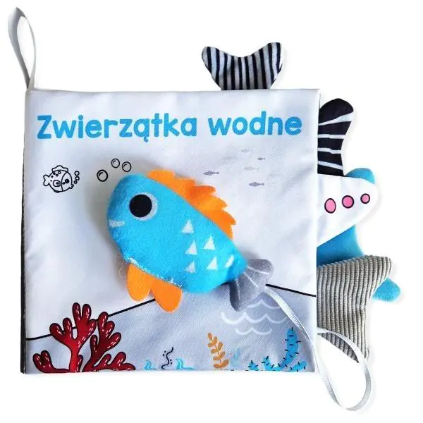 Książka - Książeczka sensoryczna 150X150 Zwierzątka wodne SKRZAT 980843