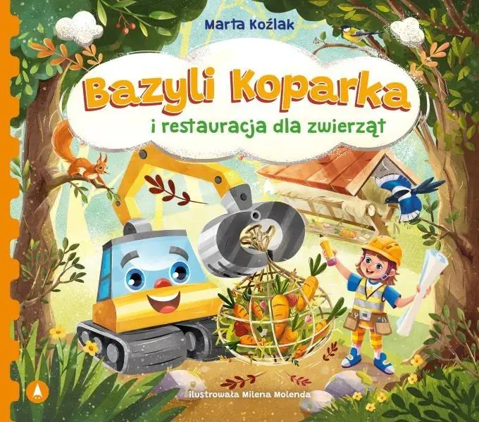 Książka - Bazyli Koparka i restauracja dla zwierząt