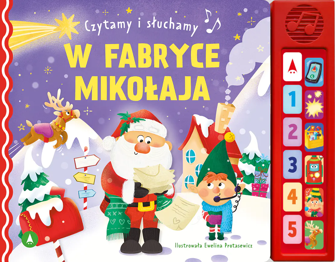 Książka - Czytamy i słuchamy. W fabryce Mikołaja