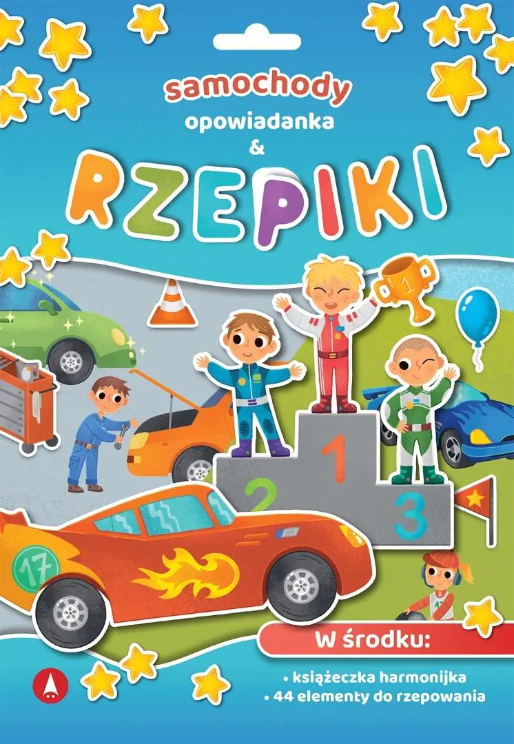 Książka - Rzepiki 180x260 Samochody. Opowiadanka & rzepiki SKRZAT 981093 SK
