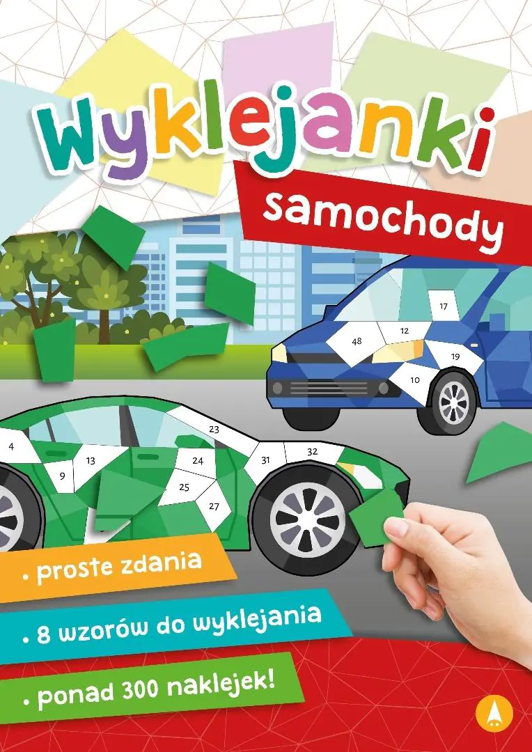 Książka - Wyklejanki 240X170 Samochody SKRZAT 981130 SK