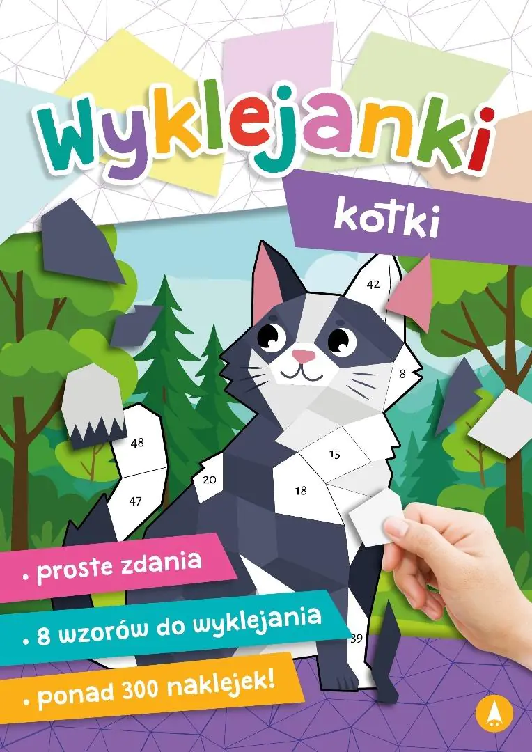 Książka - Wyklejanki 240X170 Kotki SKRZAT 981154