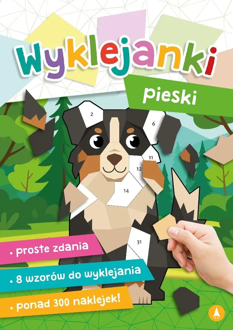Książka - Wyklejanki 240X170 Pieski SKRZAT 981161