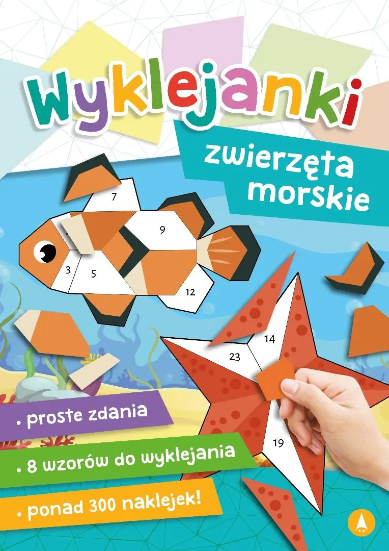Książka - Wyklejanki 240X170 Zwierzęta morskie SKRZAT 981178 SK