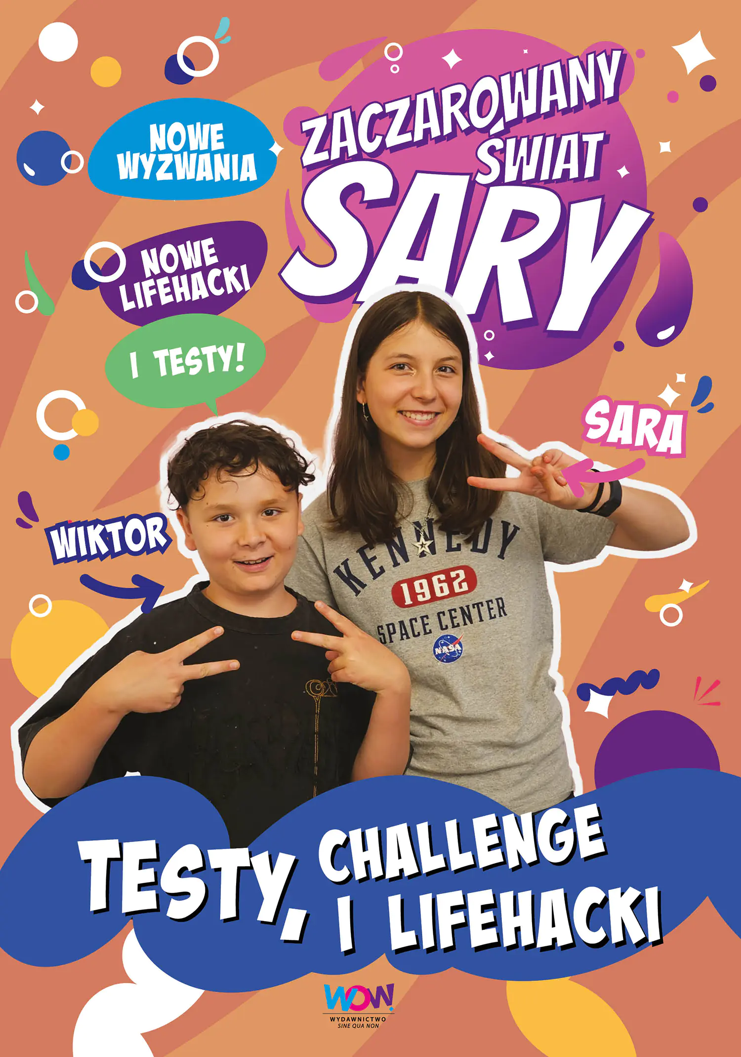 Książka - Zaczarowany Świat Sary. Testy, challenge i lifehacki