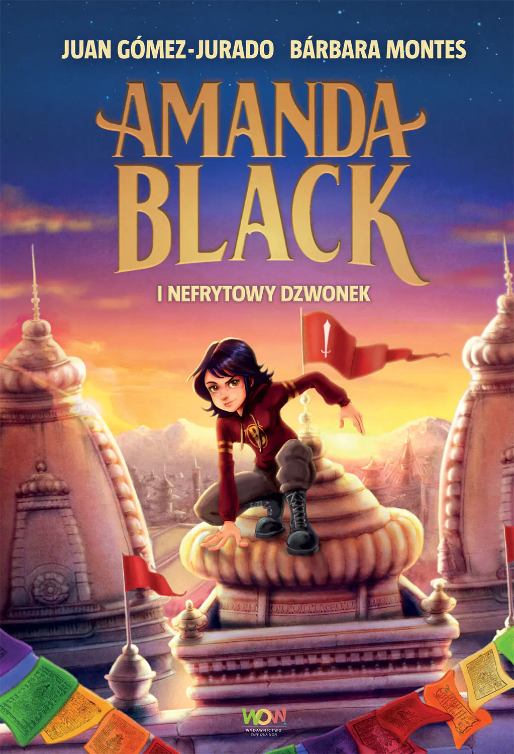 Książka - Amanda Black i Nefrytowy Dzwonek. Amanda Black. Tom 4