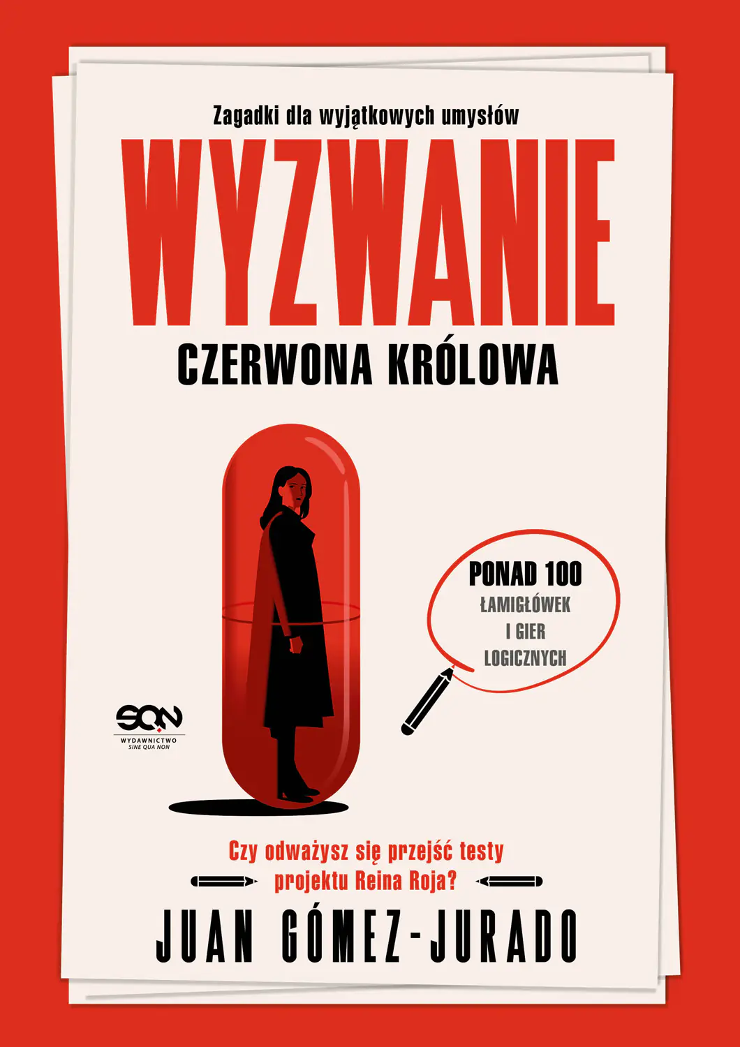 Książka - Wyzwanie Czerwona Królowa. Zagadki dla wyjątkowych umysłów