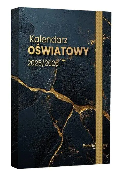 Książka - Kalendarz oświatowy 2025/2026 Czarny