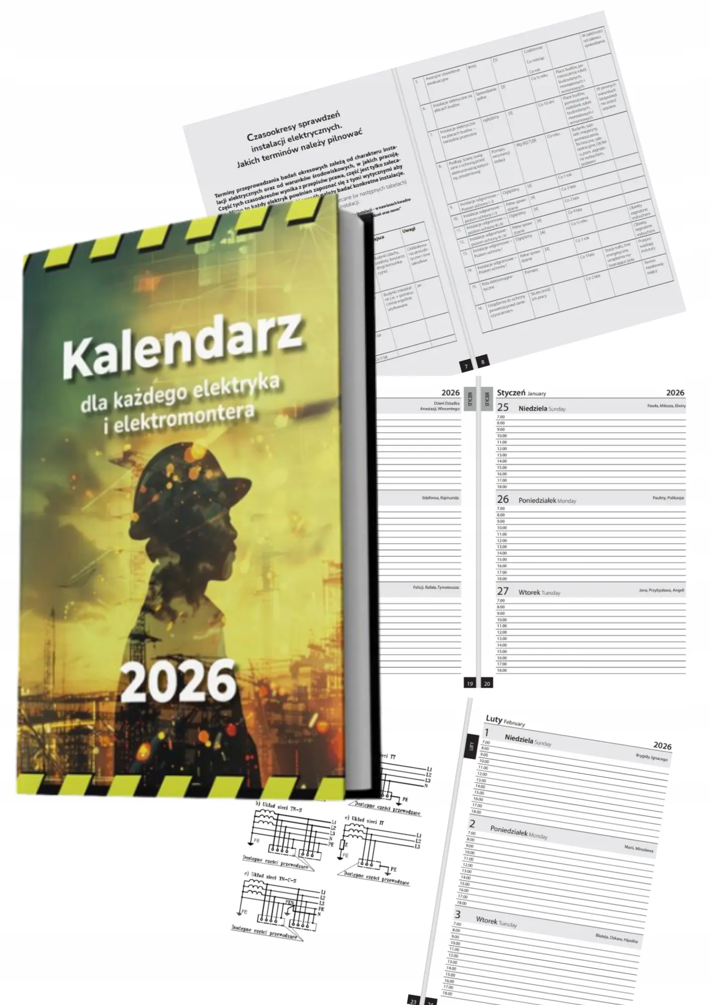 Książka - Kalendarz 2026 dla każdego elektryka i...
