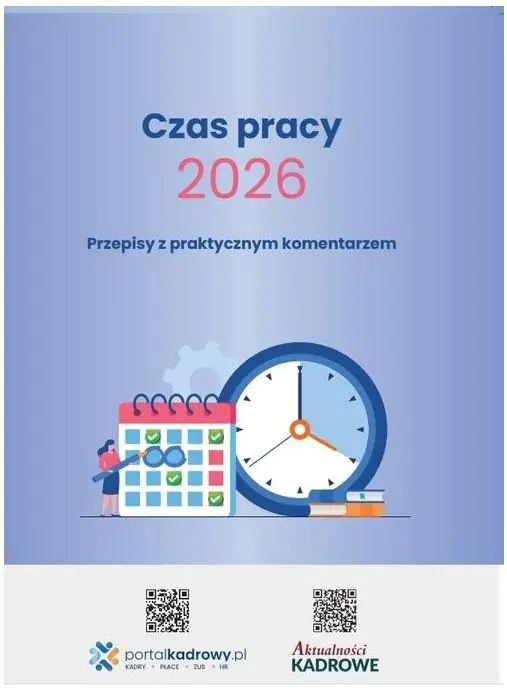 Książka - Czas pracy 2026. Przepisy z praktycznym komentarzem