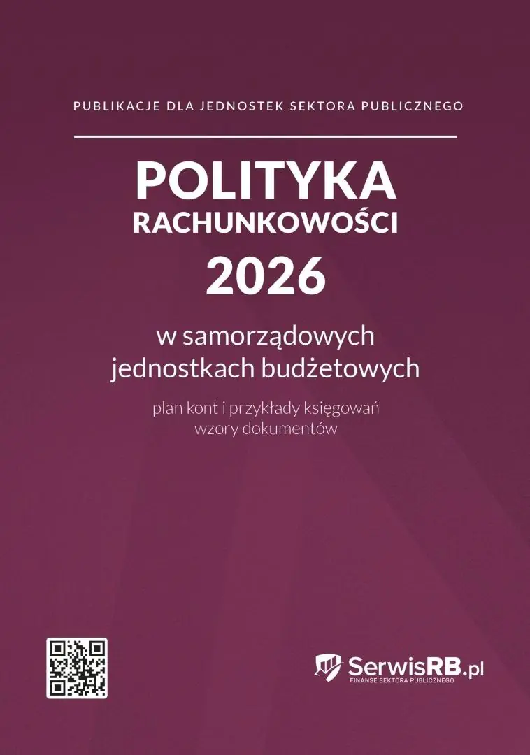 Książka - Polityka rachunkowości 2026 w samorządowych jednostkach budżetowych