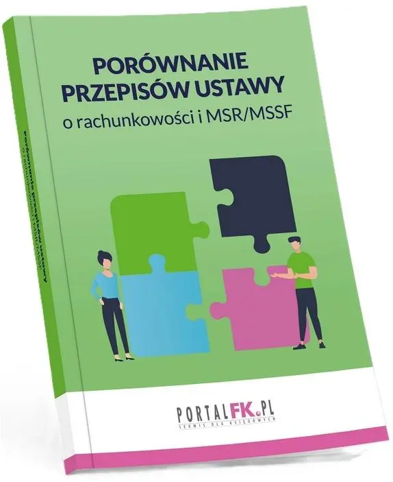 Książka - Porównanie przepisów ustawy o rachunkowości i MSR/MSSF