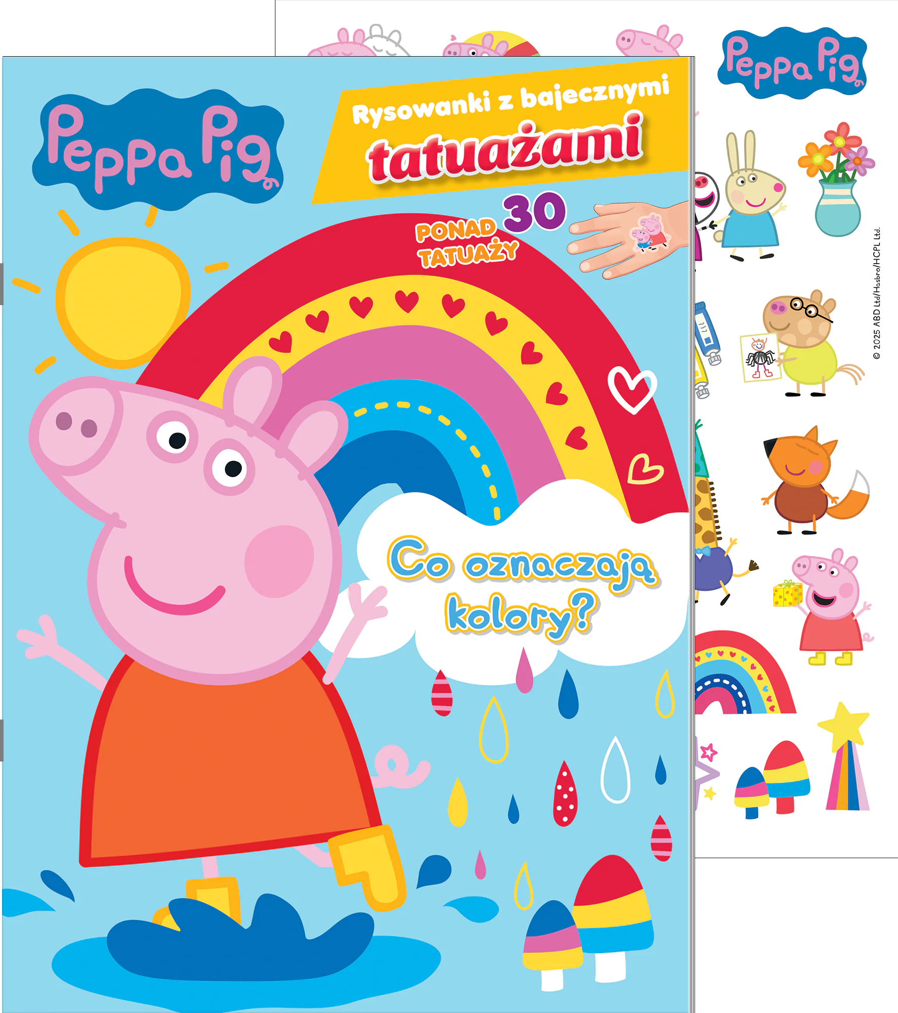 Książka - Peppa Pig. Rysowanki z bajecznymi tatuażami