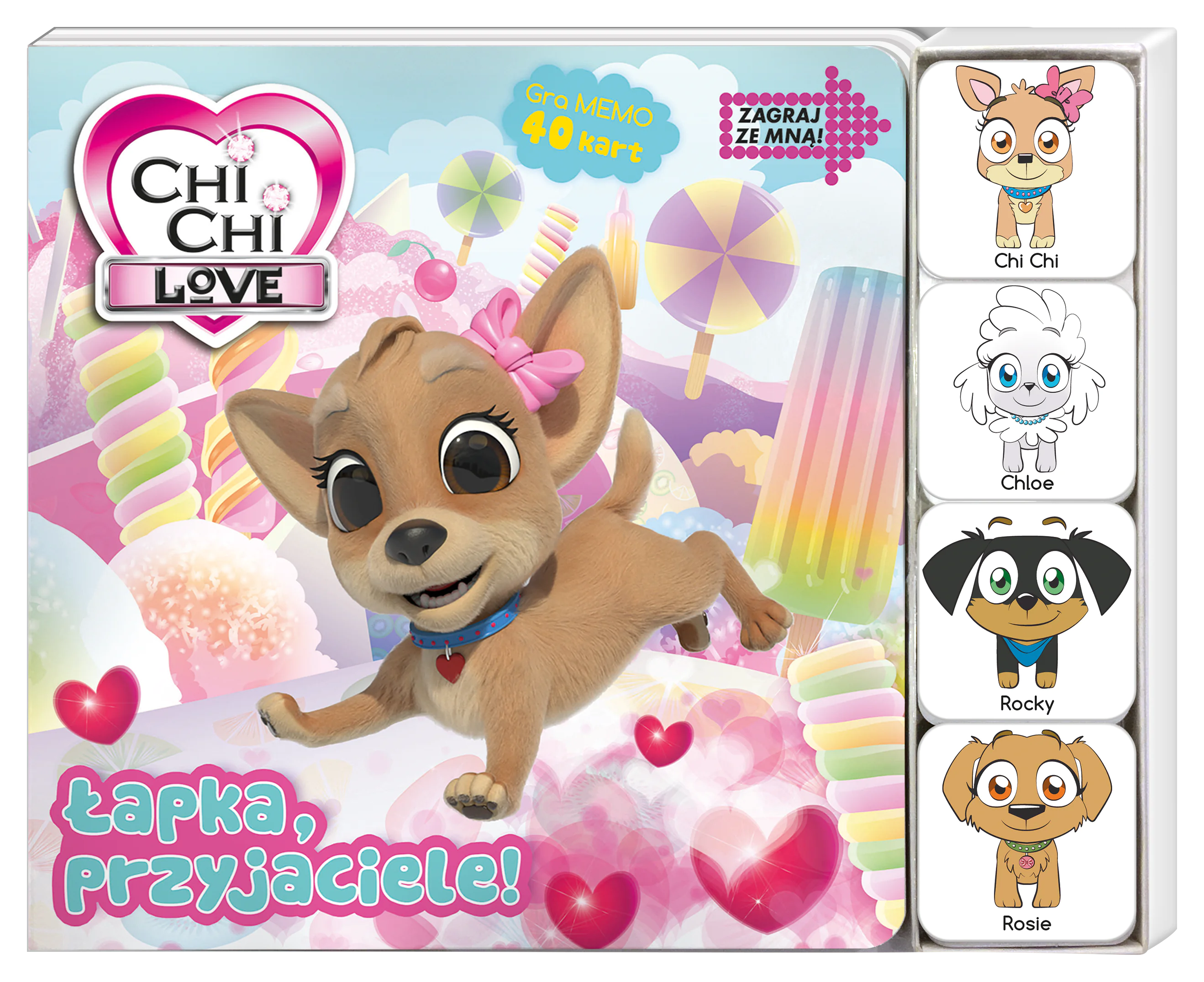 Książka - Łapka, przyjaciele! Chi Chi Love. Zagraj ze mną