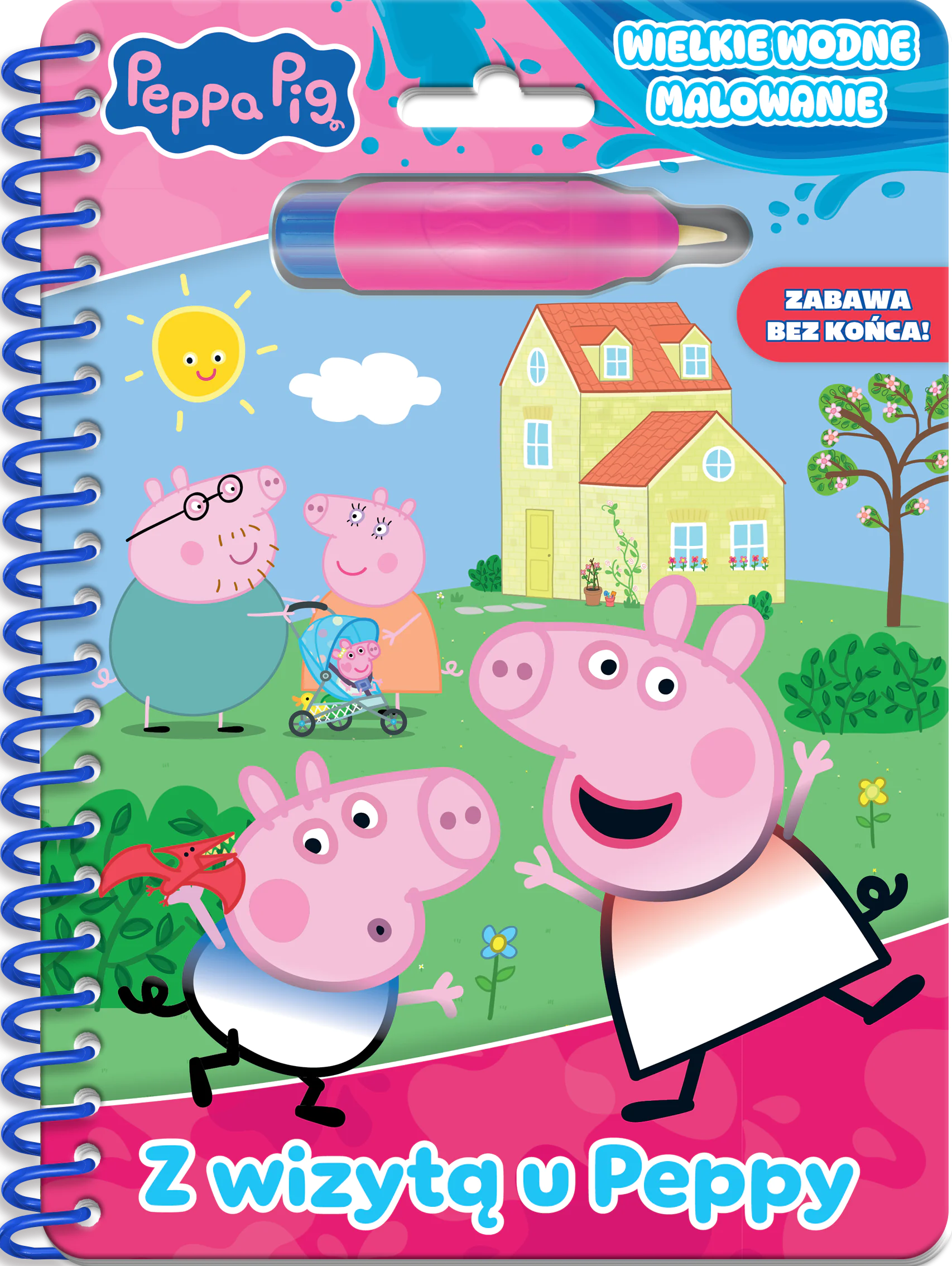 Książka - Peppa Pig Wielkie wodne malowanie Z wizytą u Peppy