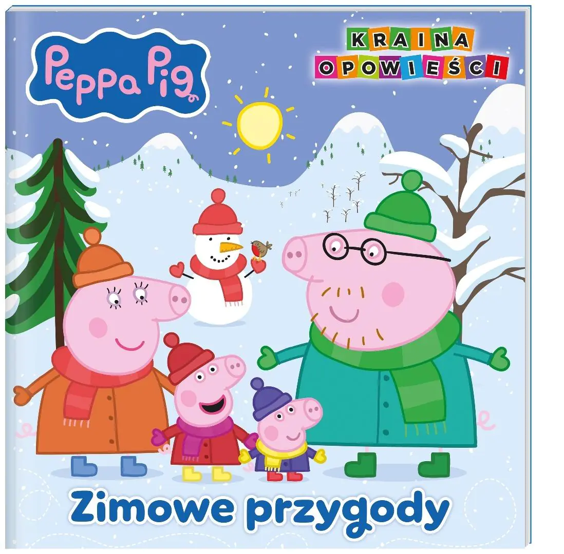 Książka - Zimowe przygody. Świnka Peppa. Kraina opowieści