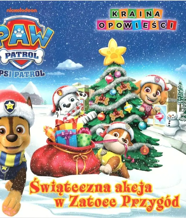 Książka - Psi Patrol. Świąteczna akcja w zatoce przygód