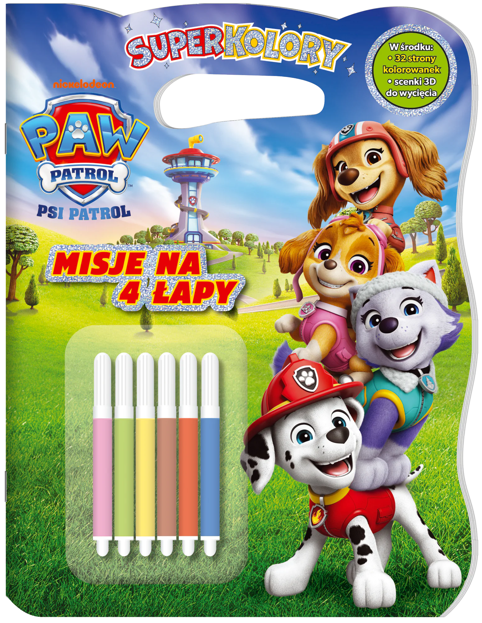 Książka - Misje na 4 łapy. Psi Patrol. Superkolory