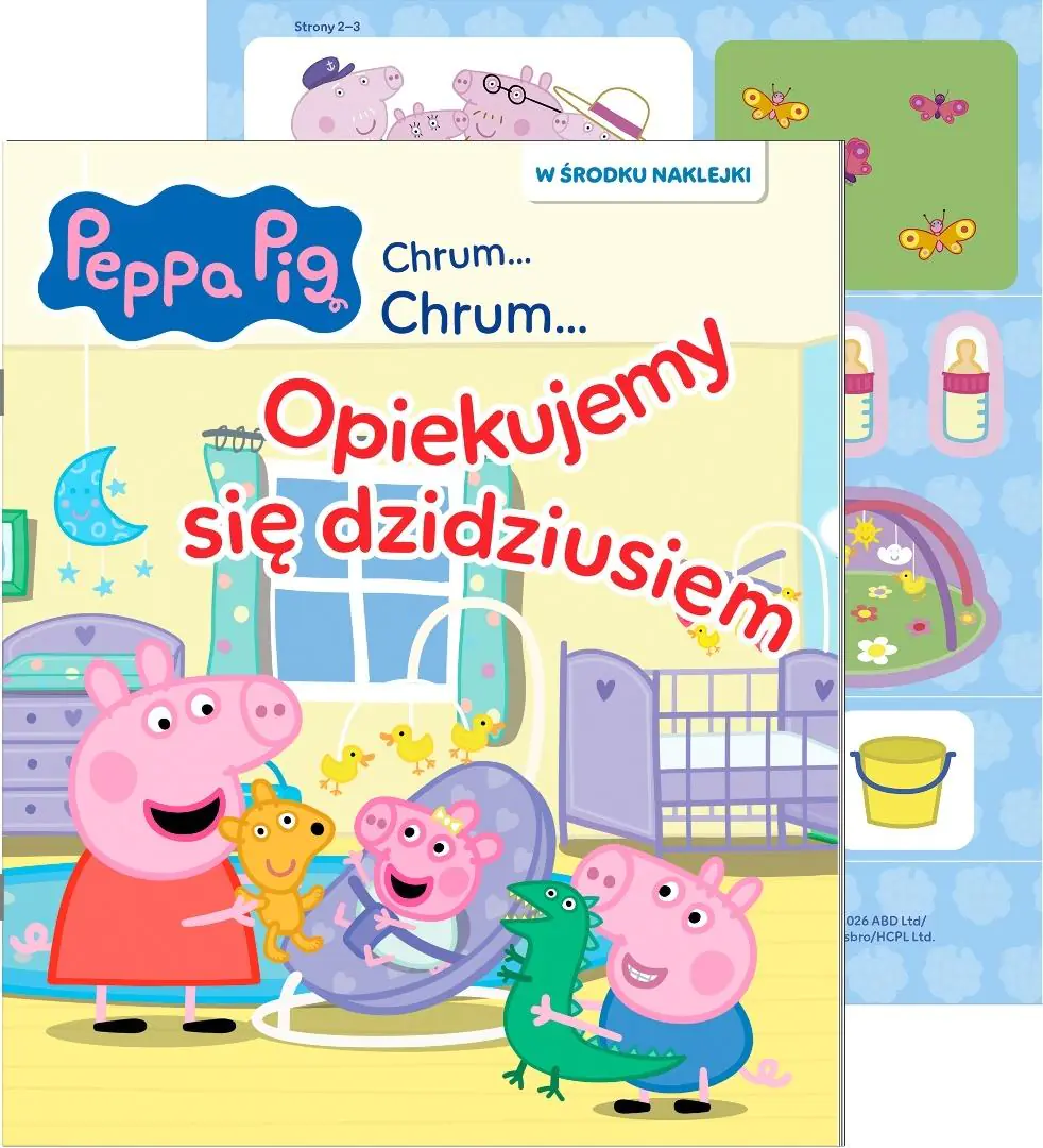 Książka - Opiekujemy się dzidziusiem. Świnka Peppa. Chrum... Chrum...