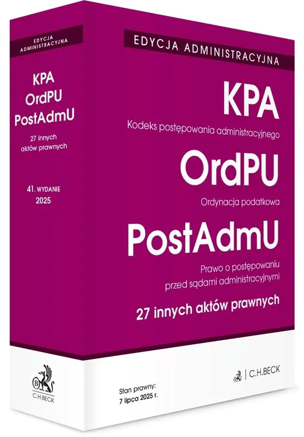 Książka - Kodeks postępowania administracyjnego. Ordynacja podatkowa. Prawo o postępowaniu przed sądami administracyjnymi