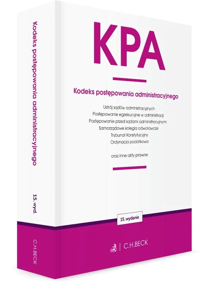 Książka - KPA. Kodeks postępowania administracyjnego oraz ustawy towarzyszące