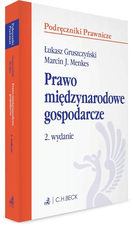 Książka - Prawo międzynarodowe gospodarcze