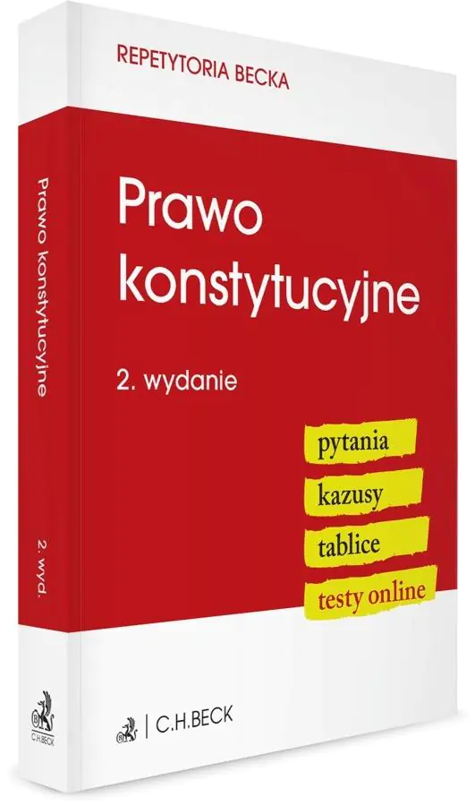 Książka - Prawo konstytucyjne. Pytania, kazusy, tablice, testy online