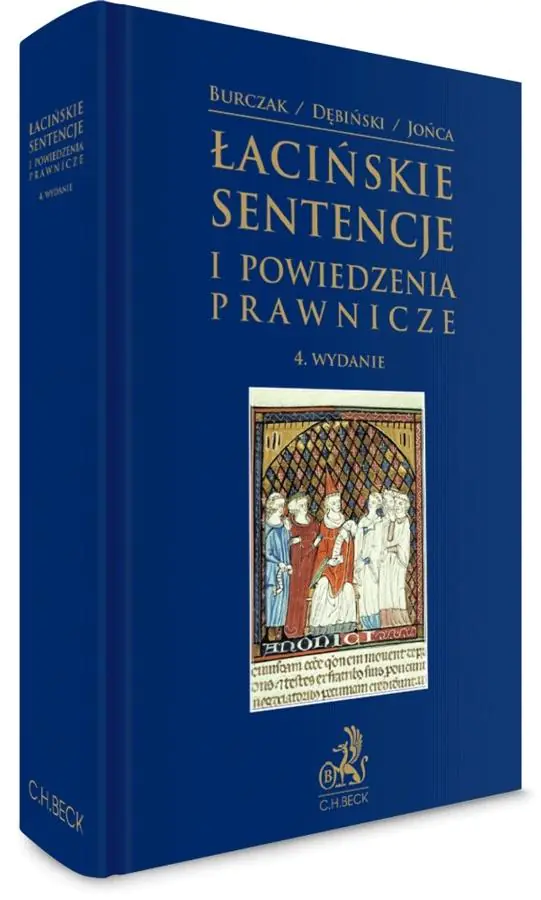 Książka - Łacińskie sentencje i powiedzenia prawnicze