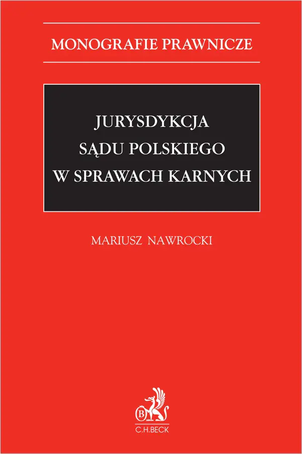 Książka - Jurysdykcja sądu polskiego w sprawach karnych