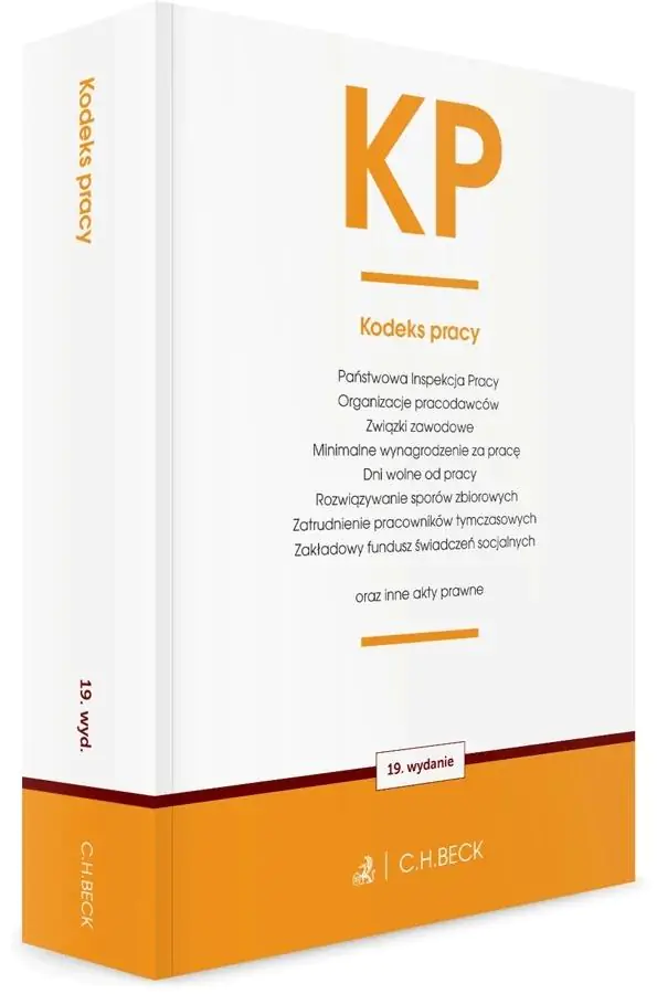 Książka - KP. Kodeks pracy oraz ustawy towarzyszące