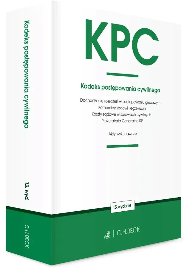 Książka - KPC. Kodeks postępowania cywilnego oraz ustawy towarzyszące
