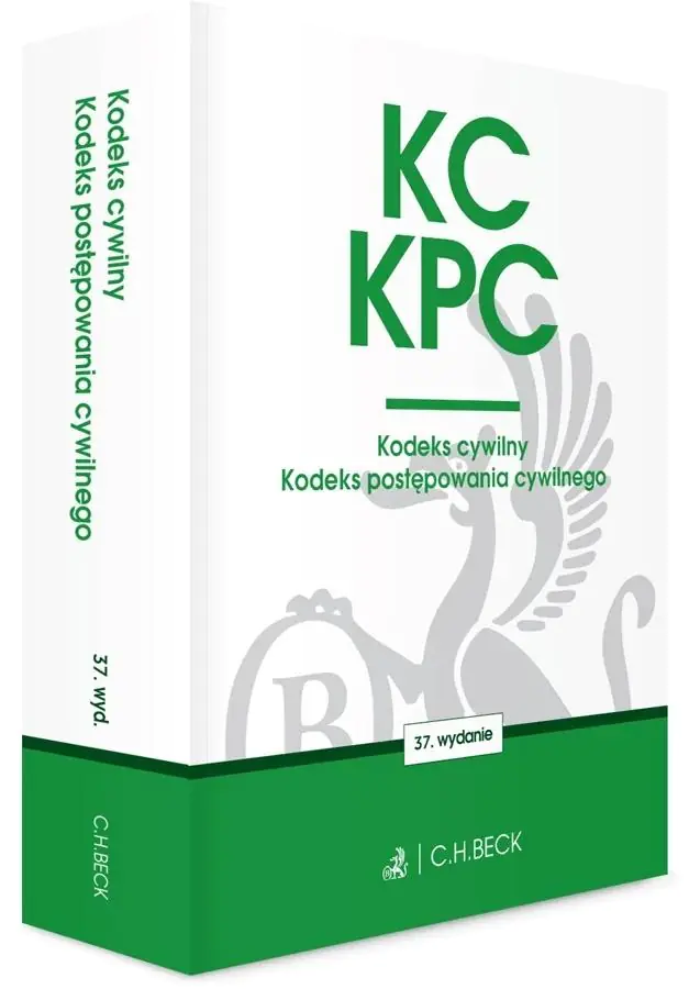 Książka - KC. KPC. Kodeks cywilny. Kodeks postępowania cywilnego. Edycja Sędziowska