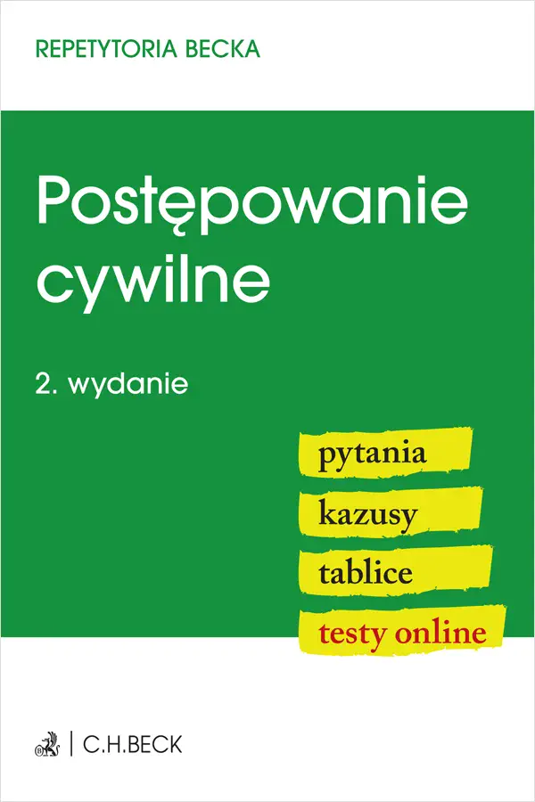 Książka - Postępowanie cywilne w.2