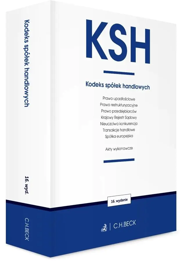 Książka - KSH. Kodeks spółek handlowych oraz ustawy towarzyszące