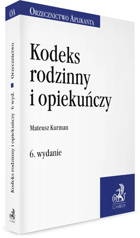 Książka - Kodeks rodzinny i opiekuńczy. Orzecznictwo Aplikanta