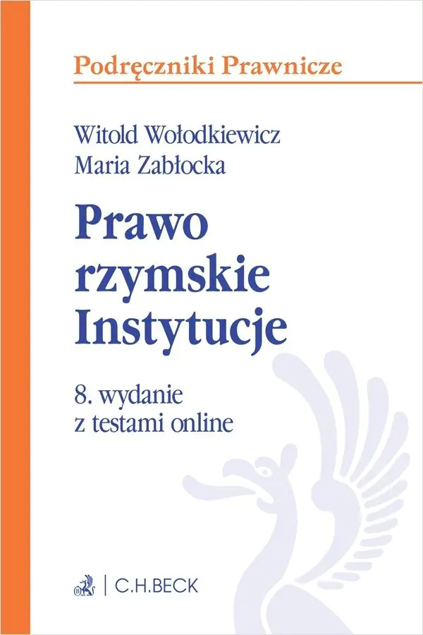 Książka - Prawo rzymskie. Instytucje z testami online