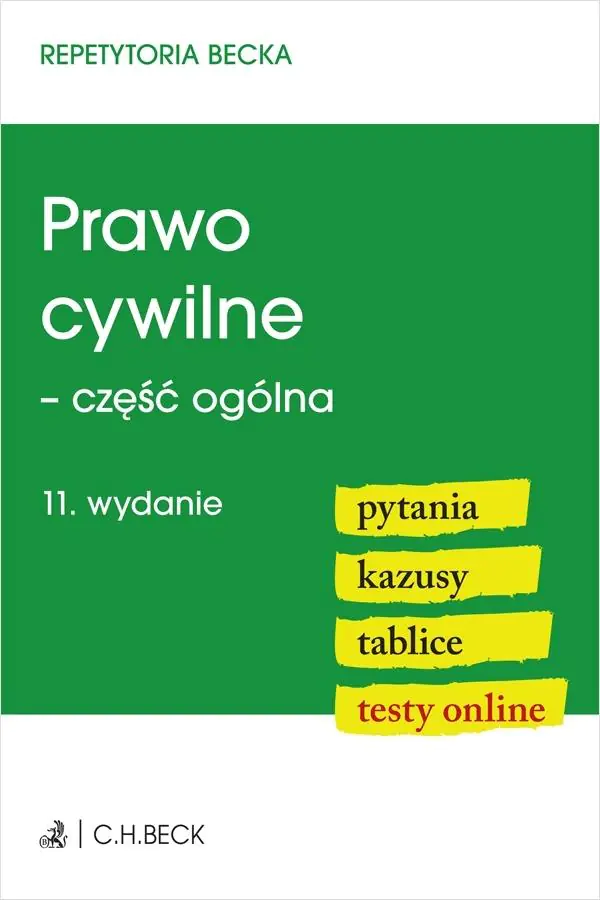 Książka - Prawo cywilne - część ogólna w.12