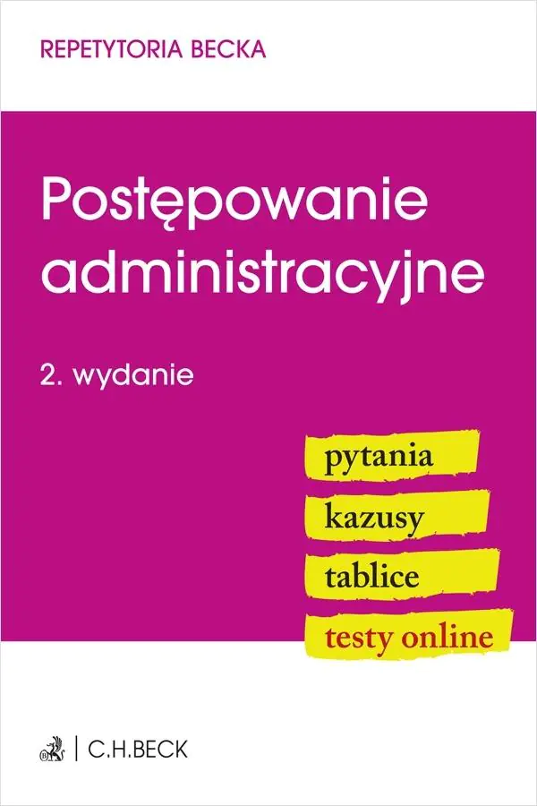 Książka - Postępowanie administracyjne w.2