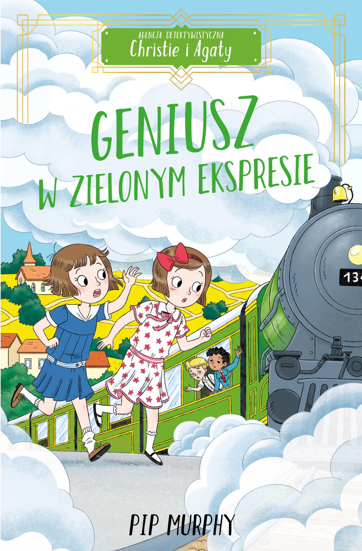 Książka - Geniusz w Zielonym Ekspresie. Agencja detektywistyczna Christie i Agaty. Tom 5