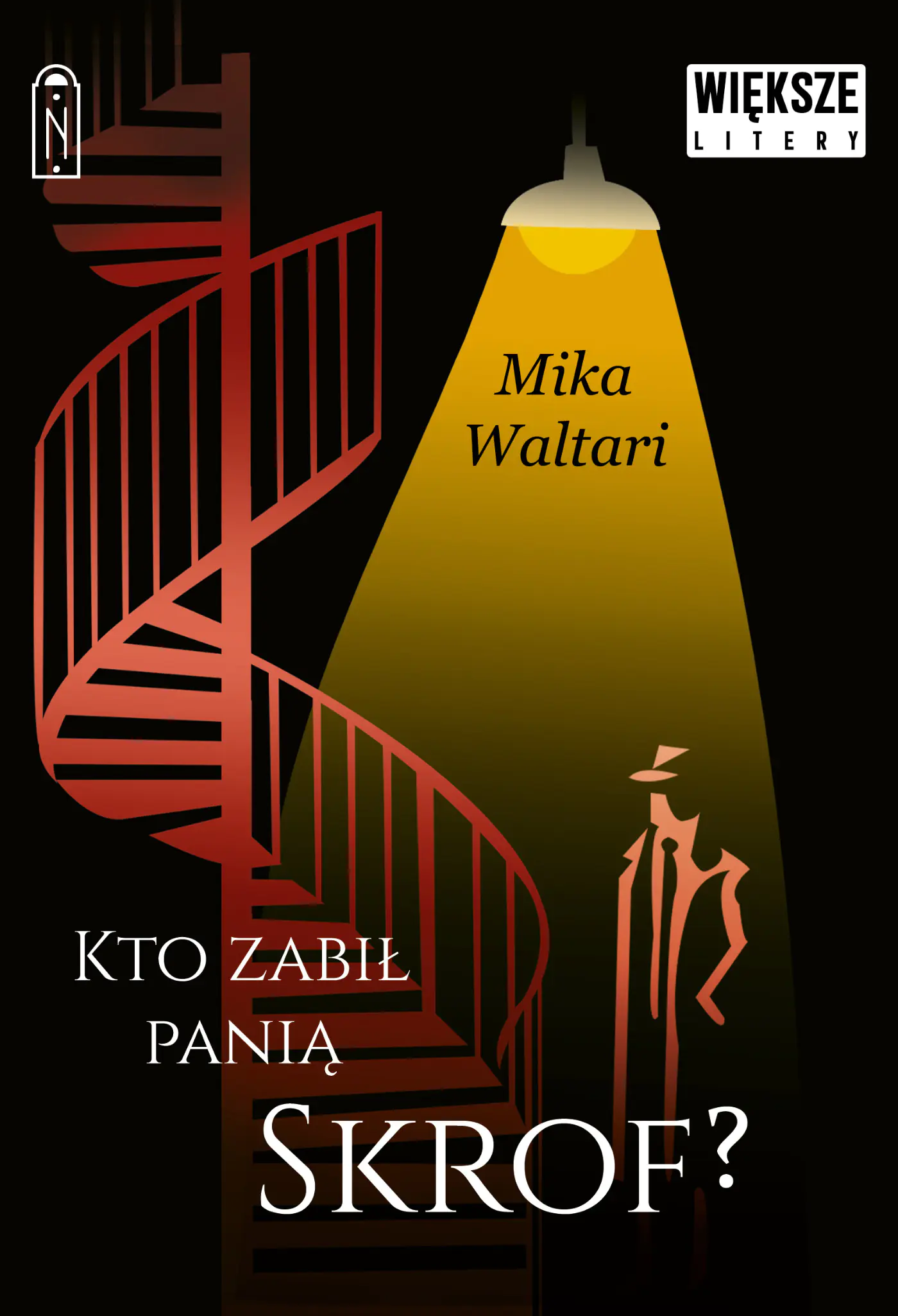 Książka - Kto zabił panią Skrof? Cykl Komisarz Palmu. Tom 1. (Duże Litery)