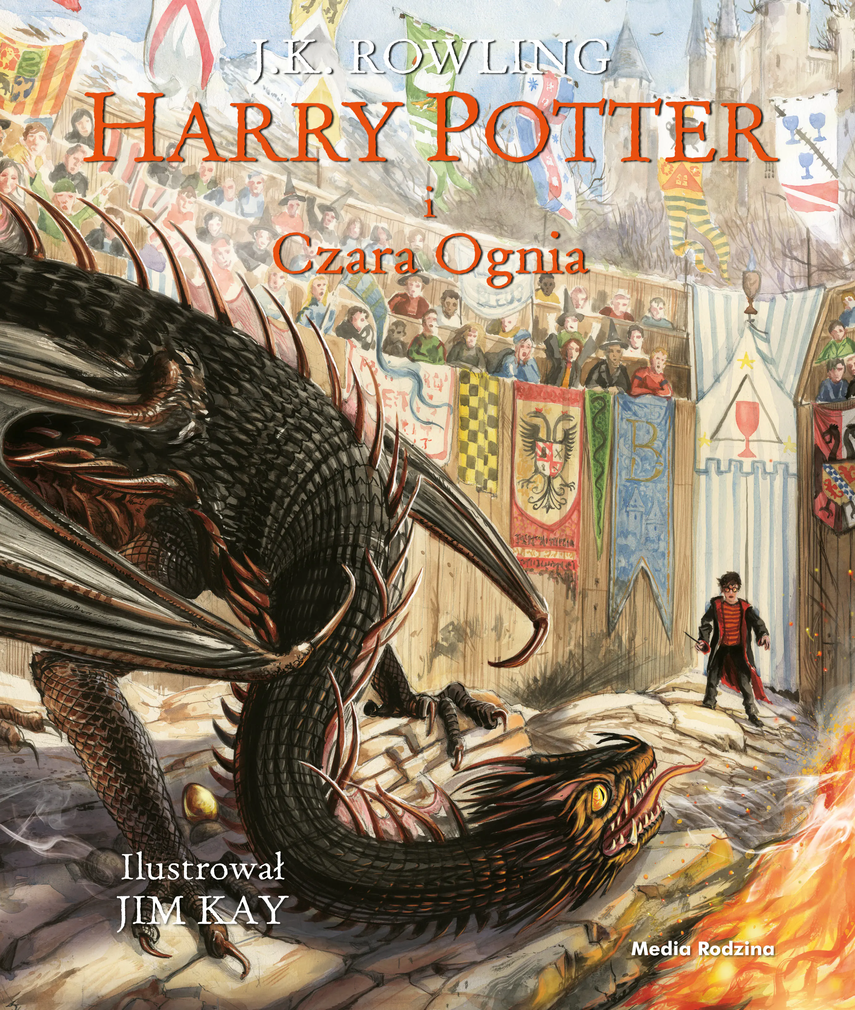 Książka - Harry Potter i czara ognia. Tom 4 (wydanie ilustrowane)
