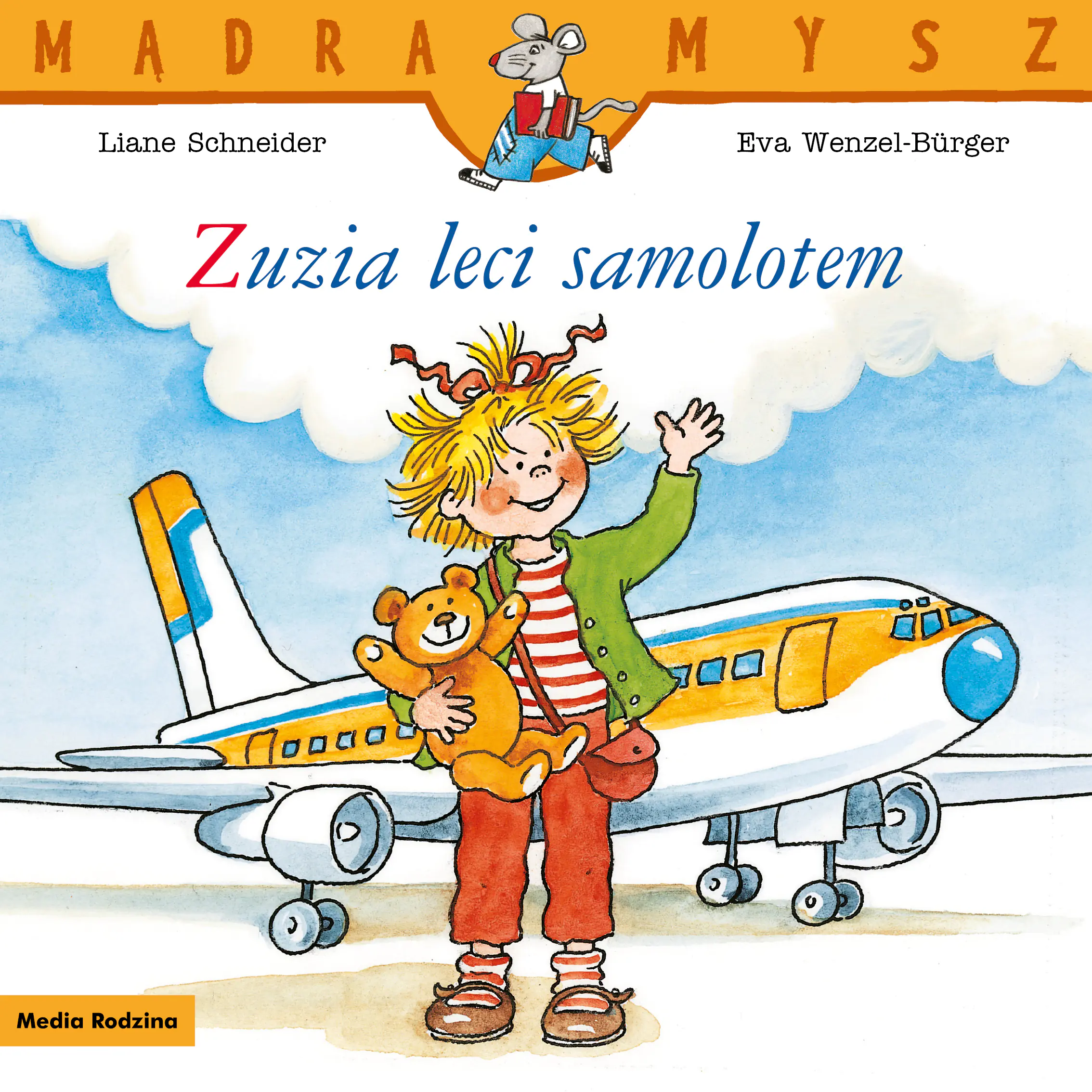 Książka - Mądra Mysz. Zuzia leci samolotem