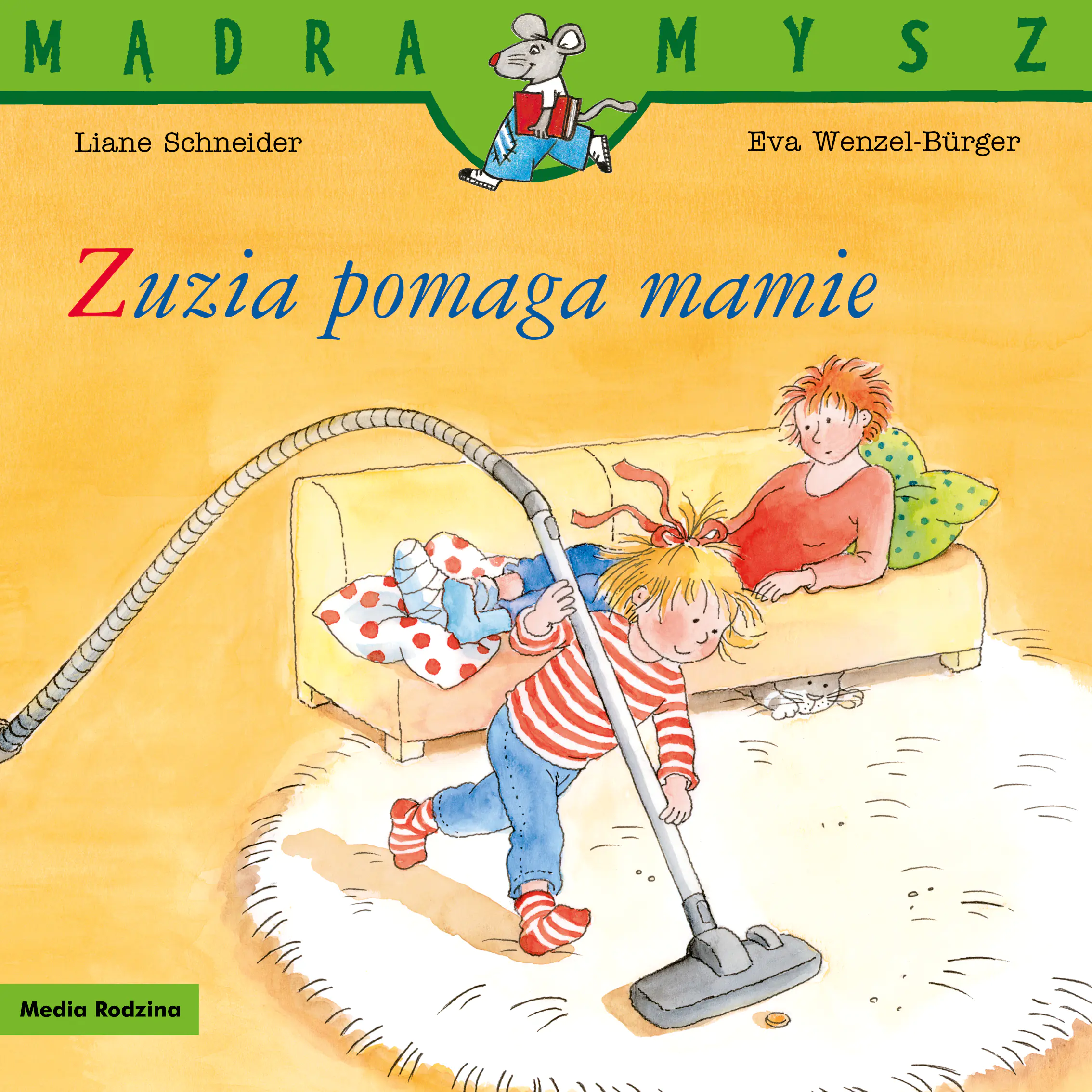 Książka - Zuzia pomaga mamie. Mądra mysz